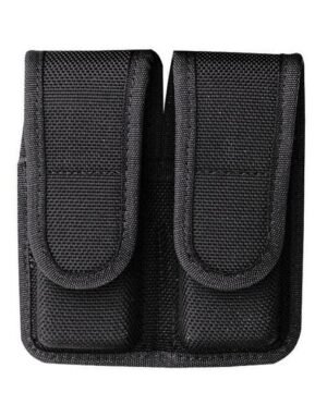 Bianchi Model 7302H AccuMold Double Magazine Pouch for Glock 20 21 Hidden Snap Black