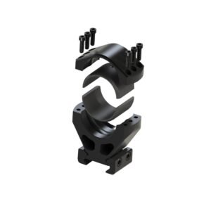 Burris Steel XTR Signature Scope Ring Set with Pos-Align Offset Inserts 1" 1.25" Height - Matte