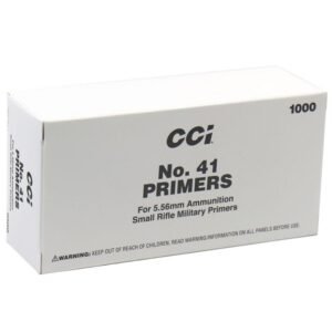 CCI Standard Primers #41 (Small) 5.56mm Military / NATO Sensitivity 1000/ct