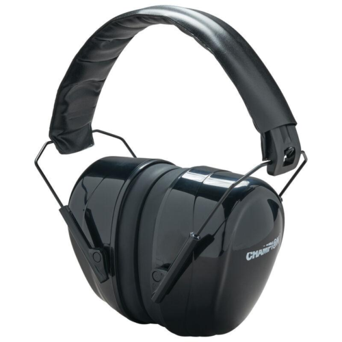 Champion Passive Ear Muffs 27dB Black Clam