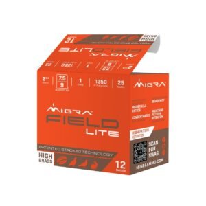 Migra Field Lite Stacked Shotshells 12ga 2-3/4" 1oz 1300 fps #7.5 & #9 25/ct