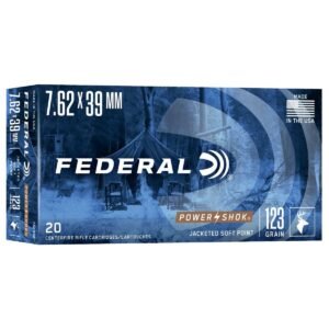 Federal Power-Shok Rifle Ammunition 7.62x39mm 123 gr SP 2350 fps - 20/ct