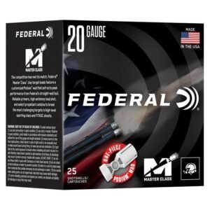 Federal Master Class Shotshells 20ga 2-3/4" 7/8oz 1250fps #7.5 25/ct