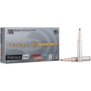 Federal Barnes LRX Rifle Ammunition 7mm Backcountry 168gr PT 3150 fps 20/ct