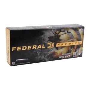 Federal Terminal Ascent Rifle Ammunition 7mm Backcountry 170gr PT 2950 fps 20/ct