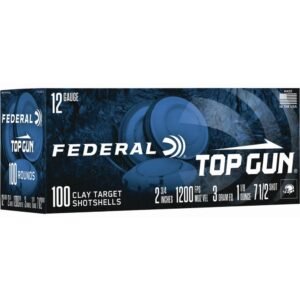 Federal Top Gun Shotshells 12ga 2-3/4" 1-1/8oz 1200 fps #7.5 100/ct
