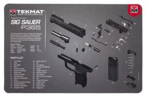 TekMat 11x17 Gun Cleaning Mat- Sig Sauer P365