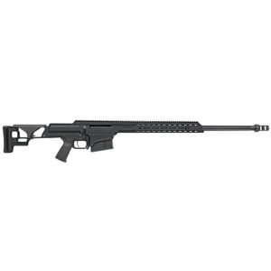 Barrett SMR MRAD Fixed Stock Rifle .338 Norma Magnum 10rd Magazine(1) 26'' Fluted Barrel Black Finish
