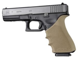 Hogue HandAll Beavertail Grip Sleeve Glock 17 G17 MOS G17L G22 G35 G35 MOS G34 G34 MOS G31 G37 Gen 3-4 FDE
