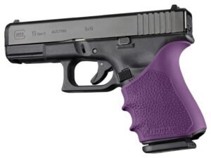 Hogue HandAll Beavertail Grip Sleeve Glock 19 23 32 38 Gen 1-2-5 Purple