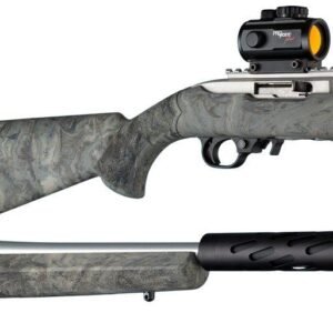 Hogue Ruger 10-22 Takedown Rub. OM Stock w/Standard Barrel Chan. Ghillie Green
