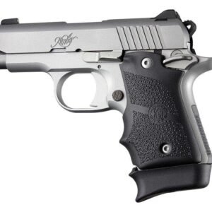 Kimber Micro 9 Ambi Safety Rubber Grip with Finger Grooves Black