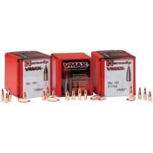 Hornady V-MAX Bullets .22 cal .224" 55 gr V-MAXFB CANN 100/ct