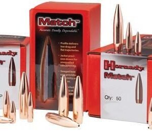 Hornady Match Bullets .22 cal .224" 75 gr BTHP- MATCH 600/ct