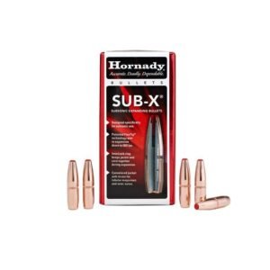 Hornady Sub-X Subsonic Expanding Bullets 45 Cal .452 395 gr Sub-X 50/ct