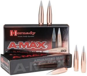 Hornady A-MAX Rifle Bullets .50 cal .510" 750 gr A-MAX 20/ct