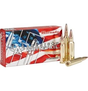 Hornady American Whitetail Rifle Ammunition .300 WSM 165 gr BTSP 20/rd