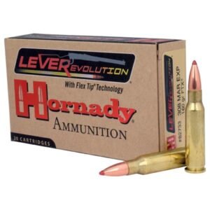 Hornady LEVERevolution Rifle Ammunition .308 Marlin 160 gr FTX 2660 fps - 20/box