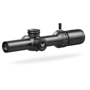 Swampfox Arrowhead LPVO Series Rifle Scope 1-6x24 30mm SFP Guerilla Dot MOA IR Black