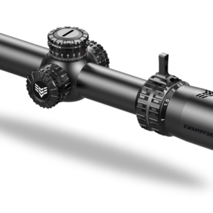 Swampfox Arrowhead LPVO Series Rifle Scope - 1-8x24 30mm SFP Red Guerrilla Dot BDC Long - Black