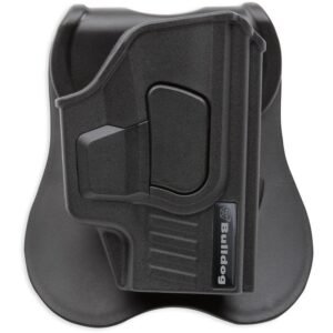 Bulldog Rapid Release Polymer Holster with Paddle for Sig Sauer P365 Black RH