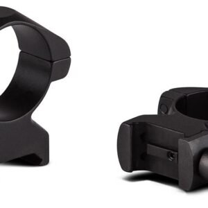 Konus 2-Piece Steel Riflescope Rings With Quick Release Lever 30mm High - Matte Black