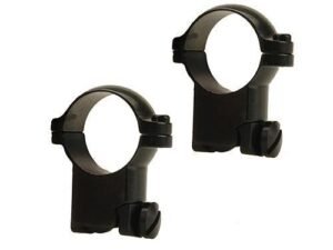 Leupold 2-Piece Solid Steel Ringmounts - Ruger M77 1" Super High Matte Black