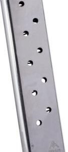 Mec-Gar 1911 Govt Handgun Magazine .45 ACP HT Nickel 10/rd