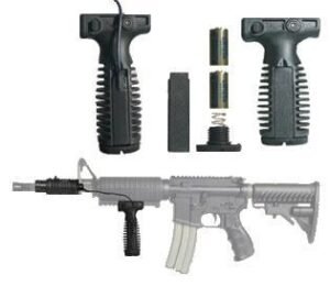 Mako Group Quick Release Tactical Vertical Grips with Battery Storage