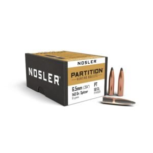 Nosler Partition Rifle Bullets 6.5mm .264" 140 gr SPT 50/ct