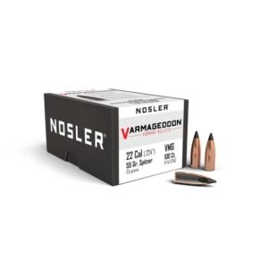 Nosler VarMageddon Rifle Bullets .22 cal .224" 55 gr FB-TIPPED 100/ct
