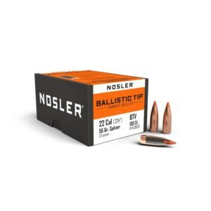 Nosler Ballistic Tip Varmint Bullets .22 cal .224" 55 gr SBT-SB 100/ct