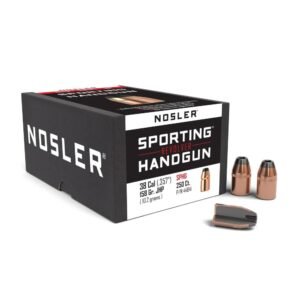Nosler Sporting Handgun Revolver Bullets .38 cal .357" 158 gr JHP 250/ct