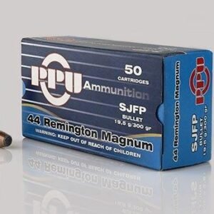 PPU Handgun Ammunition .44 Mag  240 gr HP 1541 fps 50/ct