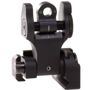 Troy Industries Rear Tritium Battle Sight - Black