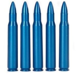 A-Zoom Aluminum Snap Caps .30-06 Blue 5/pk