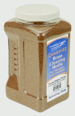 Frankford Arsenal Treated Walnut Hull Media In Reuseable Plastic Container 5 lbs