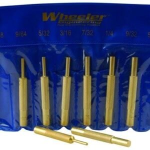 Wheeler 8 Piece Brass Punch Set