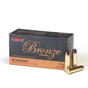 PMC Bronze Handgun Ammunition .357 Mag 158 gr JSP 1471 fps 50/ct