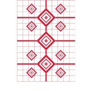 Pro-Shot 200 Yard Rifle Sight in Target 23" X 35" Red 5/ct