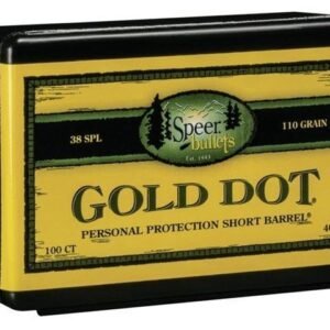 Speer Gold Dot Personal Protection Short Barrel Handgun Bullets .357 Mag .357" 110 gr GDHPSB 100/ct