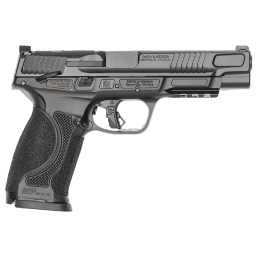 S&W M&P9 M2.0 Metal HD Handgun 9mm Luger 17rd Magazines(2) 5" Barrel Optic Ready Thumb Safety Black Steel Frame