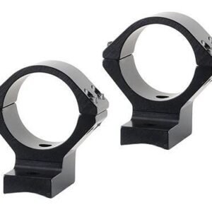 Talley Lightweight Alloy Scope Mounts - Black Anodized - 30mm - Medium Weatherby Accumark - Magnum - Mark V (9 LUG)