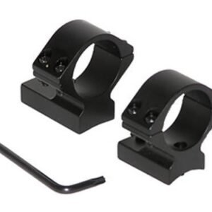 Talley Lightweight Alloy Scope Mounts - Black Anodized - 1" - Low  Weatherby Accumark - Magnum - Mark V (9 LUG)