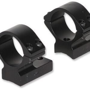 Talley Lightweight Alloy Scope Mounts - Black Anodized - 1" - Low Weatherby Vanguard