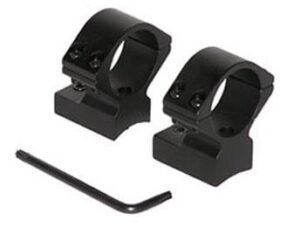 Talley Lightweight Alloy Scope Mounts - Black Anodized - 1" - Medium Winchester 70 (.860) Std. Cal. & Short Mag.