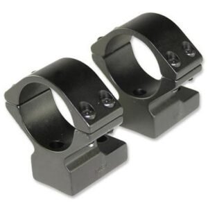 Talley Lightweight Alloy Scope Mounts - Black Anodized - 1" - Medium Knight MK 52 Tikka T3 and Tikka Master