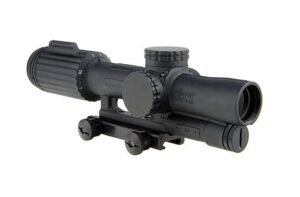 Trijicon VCOG Rifle Scope - 1-6x24mm Green Segmented Circle/Crosshair MOA Reticle w/ Thumb Screw Mt.