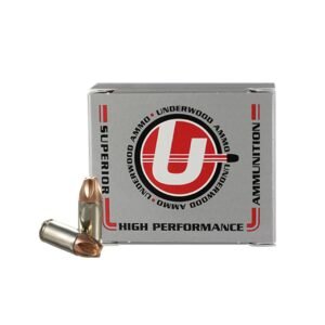 Underwood Xtreme Defender Handgun Ammunition 9mm Luger 90gr Solid 1400 fps 20/rd