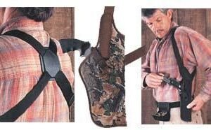 Uncle Mike's Sidekick Vertical Shoulder Holsters 2-3" Sm.&Med. Dble Actn Rev - RH
